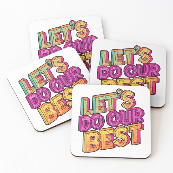Item preview, Let's Do Our Best 1 designed and sold by Tom-Johnson.
