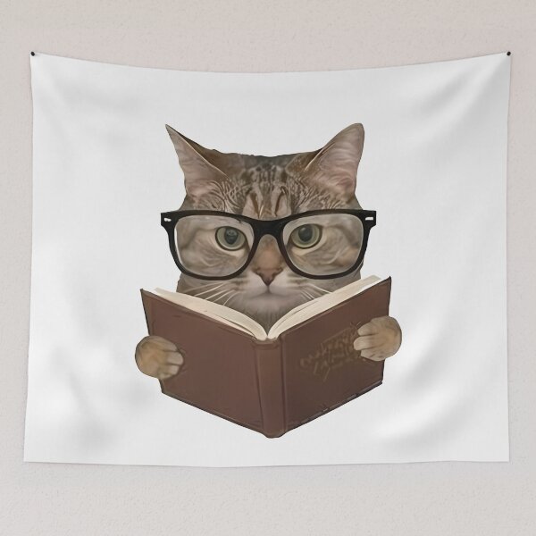 Item preview, Bookwurm Cat Reading designed and sold by k3rstman1.