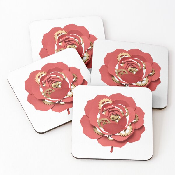 Item preview, Steampunk Rose Art Mechanical Roses with Clockwork Design designed and sold by Marcu Ioachim.