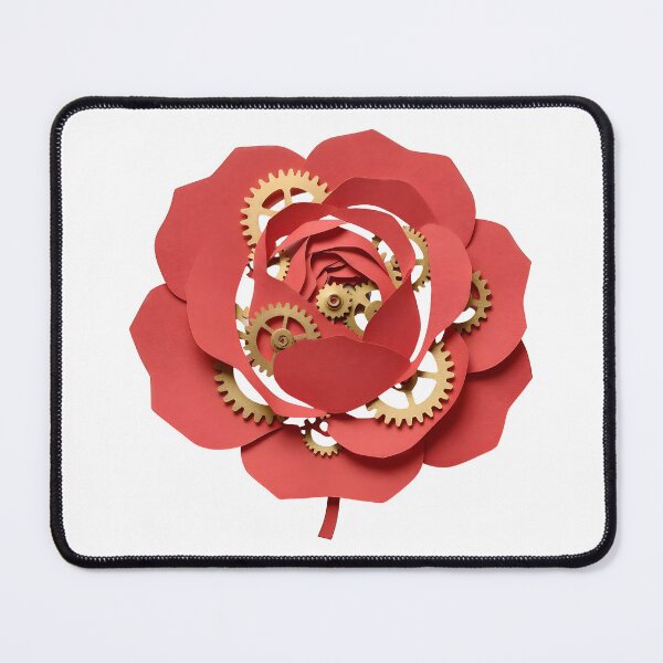 Item preview, Steampunk Rose Art Mechanical Roses with Clockwork Design designed and sold by Marcu Ioachim.