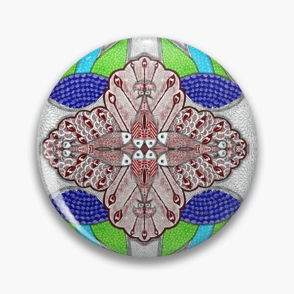 Item preview, Dancing peacock Madhubani work designed and sold by ArtistSoni20.