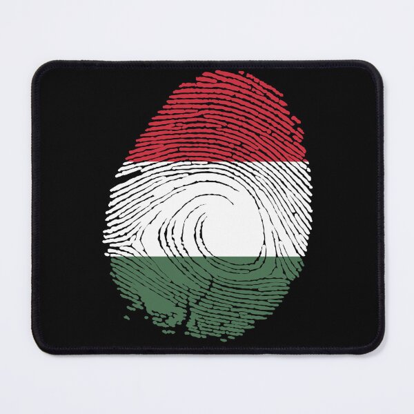 Item preview, Hungary fingerprint flag designed and sold by Azeecreate009.