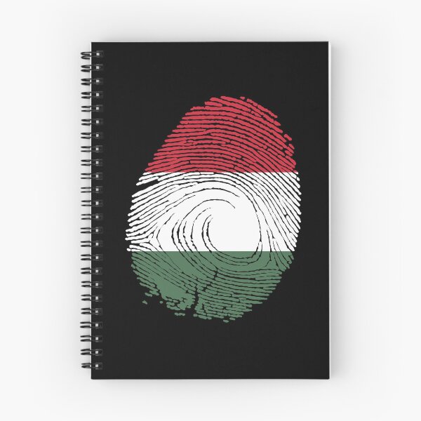 Item preview, Hungary fingerprint flag designed and sold by Azeecreate009.