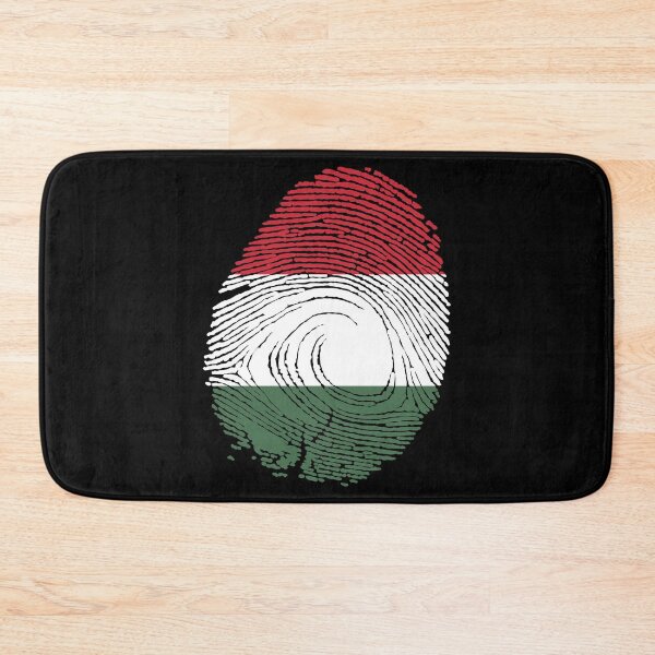 Item preview, Hungary fingerprint flag designed and sold by Azeecreate009.