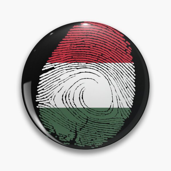Item preview, Hungary fingerprint flag designed and sold by Azeecreate009.
