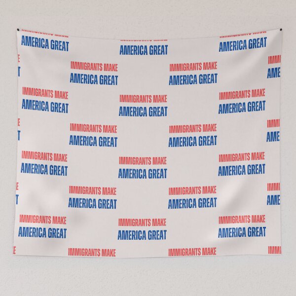 Item preview, Immigrants Make America Great  anti Trump  designed and sold by erozzz.