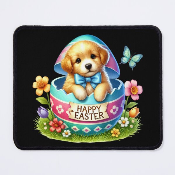 Item preview, Cute Easter Puppy in Egg – Happy Easter Dog Illustration for Shirts, Stickers & Gifts designed and sold by Dominik1994.