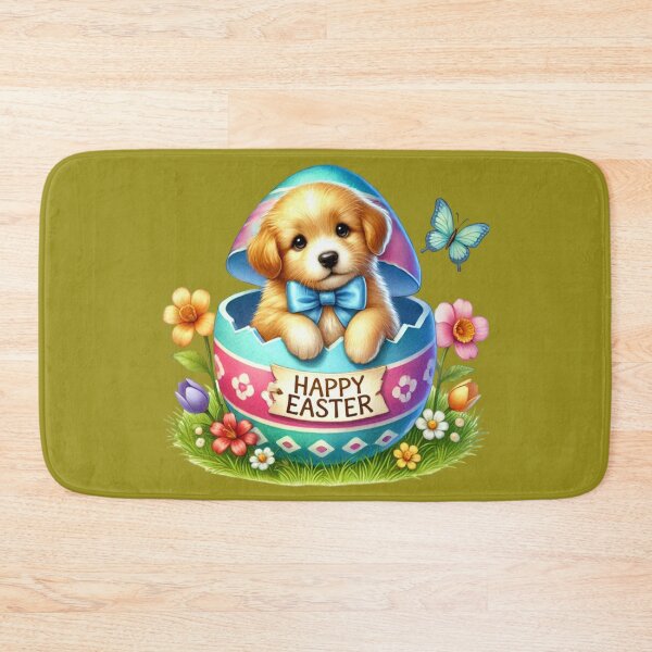 Item preview, Cute Easter Puppy in Egg – Happy Easter Dog Illustration for Shirts, Stickers & Gifts designed and sold by Dominik1994.