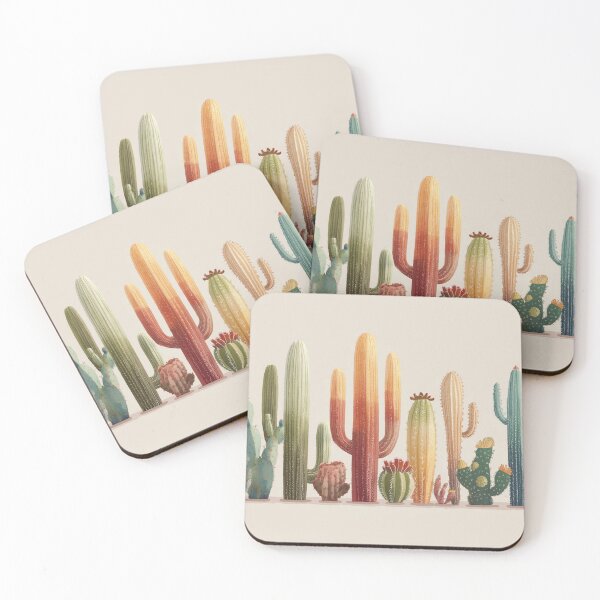 Item preview, Colorful Array of Cacti designed and sold by lautir.