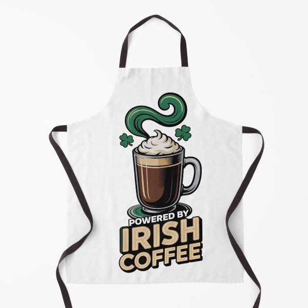 Item preview, Powered by Irish Coffee – Funny St Patrick’s Day Coffee Design designed and sold by Bliss Find And Design.