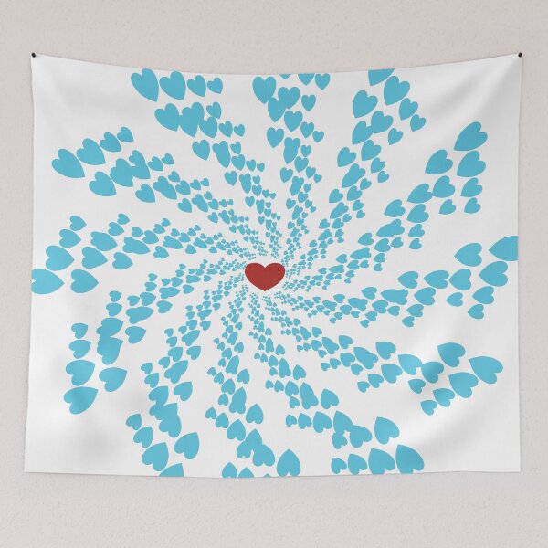 Item preview, Forest Green Flying Hearts Mandala designed and sold by OIL Pattern Design .