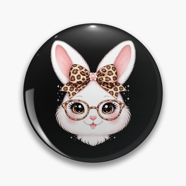 Item preview, Cute Easter Bunny Leopard Coquette Bow Rabbit Women Girls Kids designed and sold by clothesy7.