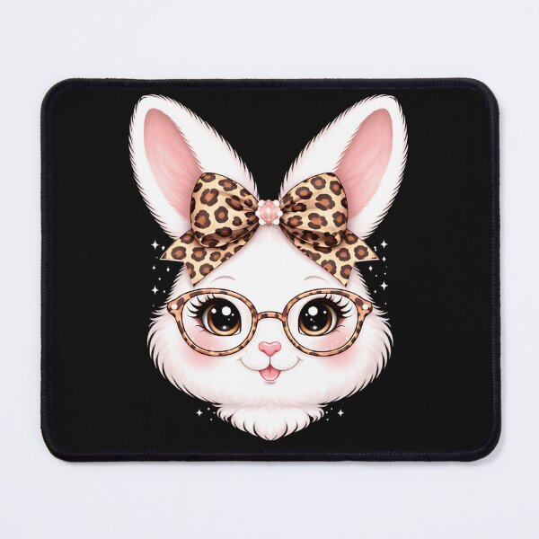 Item preview, Cute Easter Bunny Leopard Coquette Bow Rabbit Women Girls Kids designed and sold by clothesy7.