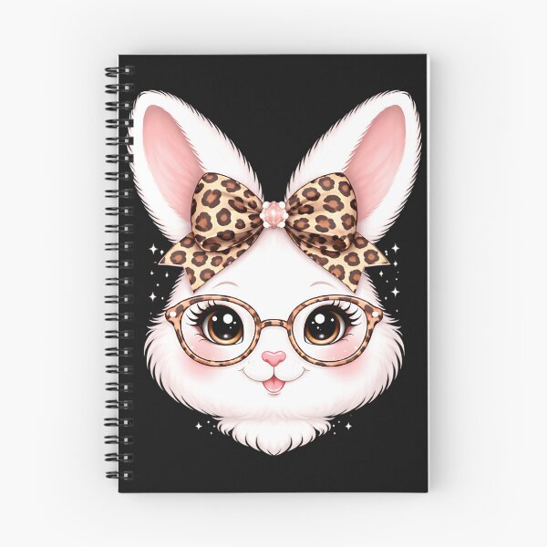 Item preview, Cute Easter Bunny Leopard Coquette Bow Rabbit Women Girls Kids designed and sold by clothesy7.