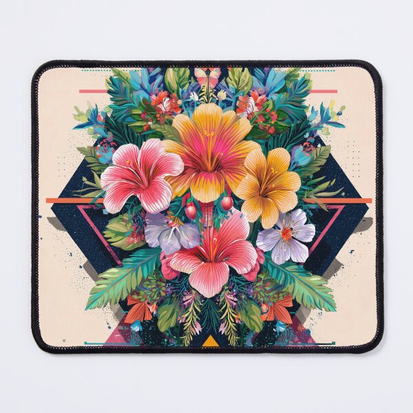 Item preview, Vibrant Floral Geometric Design designed and sold by lautir.