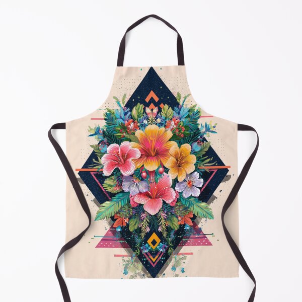 Item preview, Vibrant Floral Geometric Design designed and sold by lautir.