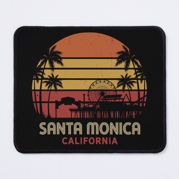 Item preview, Santa Monica California Pier - Retro Vintage Sunset designed and sold by Imaginationbeyond.