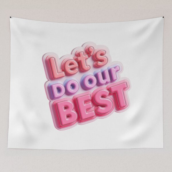 Item preview, Let's Do Our Best 8 designed and sold by Tom-Johnson.