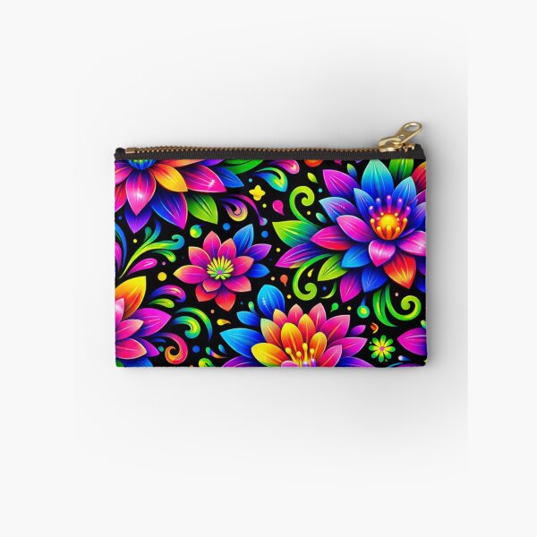 Item preview, Neon Bloom – Abstract 3D Floral Pattern designed and sold by MoReNdA83.