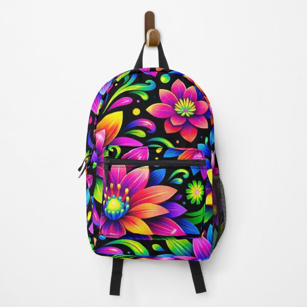 Item preview, Neon Bloom – Abstract 3D Floral Pattern designed and sold by MoReNdA83.