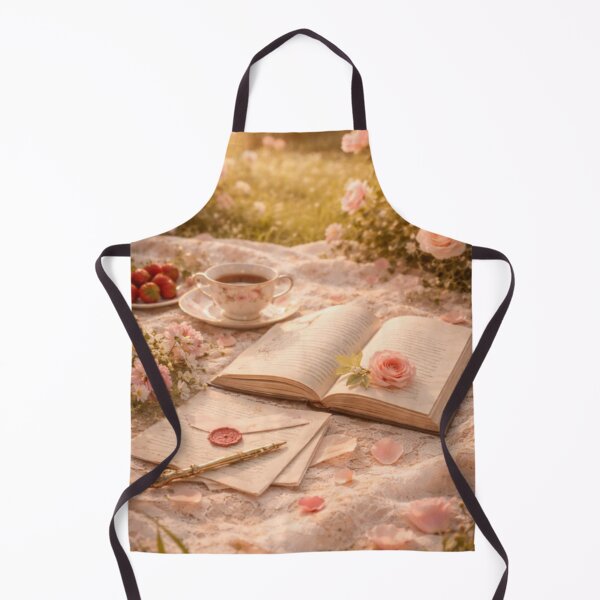 Item preview, Rose Garden Reading – Cozy Storybook Tea designed and sold by ArtFreshStudio.