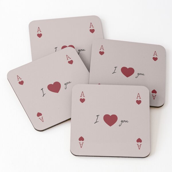 Item preview, Ace Of Hearts, I Love You, Playing Card designed and sold by D-Spot Shop.