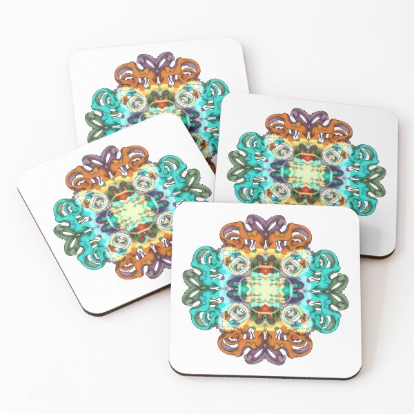 Item preview, Octopus #4 mixed Mandala designed and sold by liquid-print.
