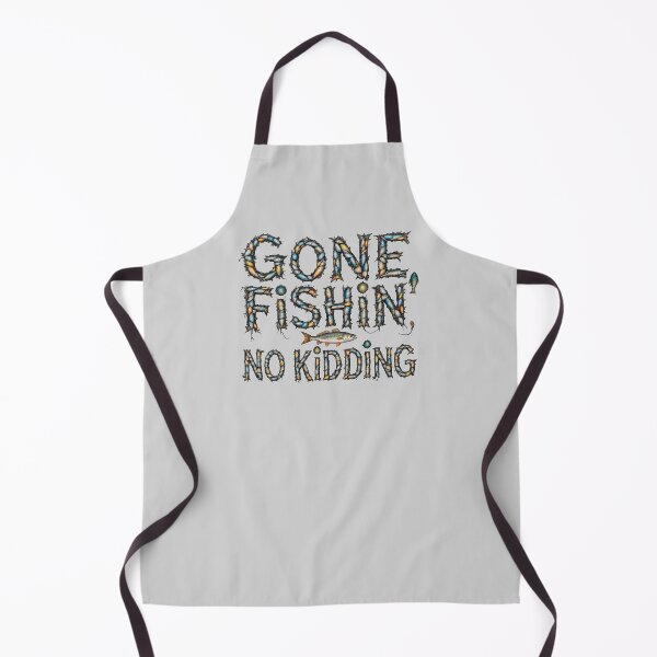 Item preview, Gone Fishin' No Kidding - Serious Angler Statement designed and sold by SholoStudio.