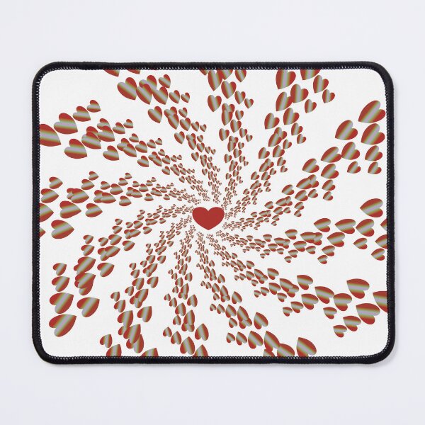 Item preview, Warm Orange Flying Hearts Mandala designed and sold by OIL Pattern Design .