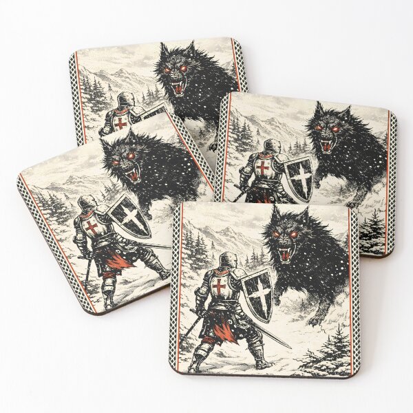 Item preview, Knight vs Wolf designed and sold by Matinez Pink.