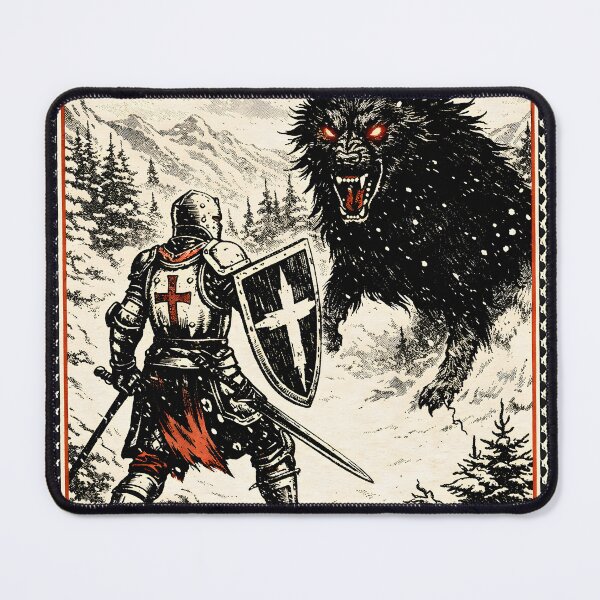 Item preview, Knight vs Wolf designed and sold by Matinez Pink.