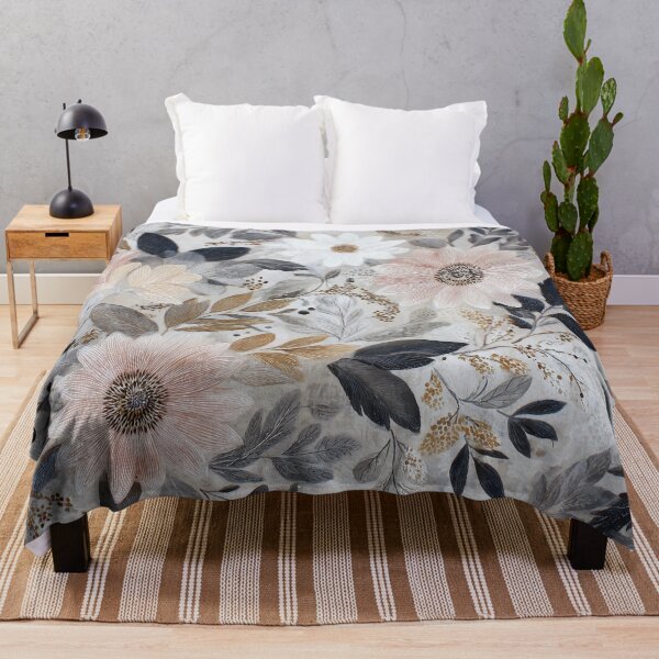 Item preview, Floral Botanical boho Pattern designed and sold by lautir.