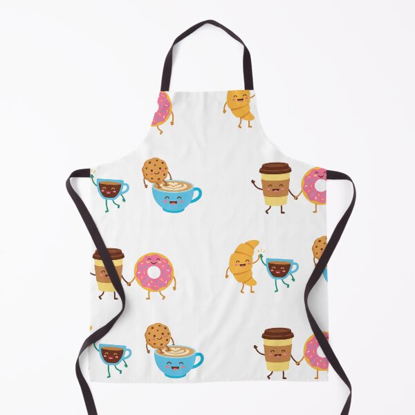 Item preview, Cute Kawaii Coffee and Pastry Friends Sticker Set designed and sold by NonditStudio.
