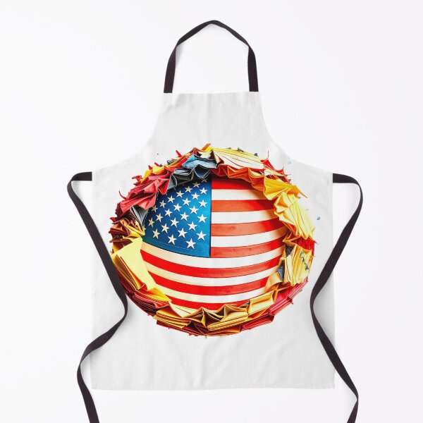 Item preview, Layered Paper Freedom – Artistic Patriotic Circle Design T-Shirt designed and sold by KapiPrint.