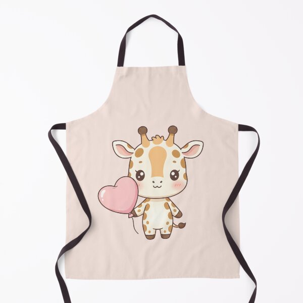 Item preview, Cute Giraffe Holding Balloon designed and sold by naragon4289.