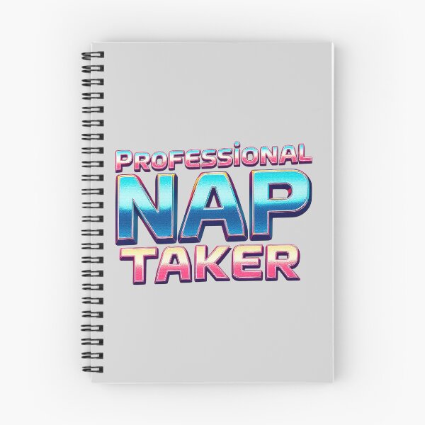 Item preview, Professional Nap Taker - Funny Retro 80s Sleep Quote designed and sold by SholoStudio.
