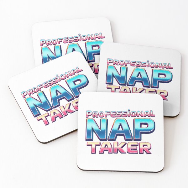 Item preview, Professional Nap Taker - Funny Retro 80s Sleep Quote designed and sold by SholoStudio.