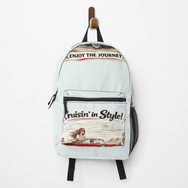 Item preview, 1960s Classic Car Road Trip – AI Retro Vintage Illustration | “Cruisin’ in Style” Route 66 designed and sold by Cleora Visuals.