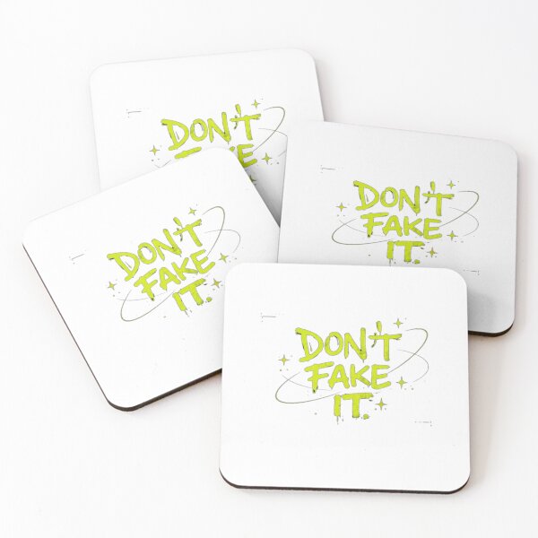 Item preview, Don’t Fake It Neon Quote designed and sold by the-dovlat.