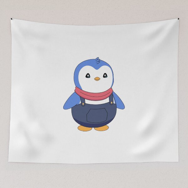 Item preview, Cute Pudgy Penguin Wearing Overalls designed and sold by Snowdog-Art.