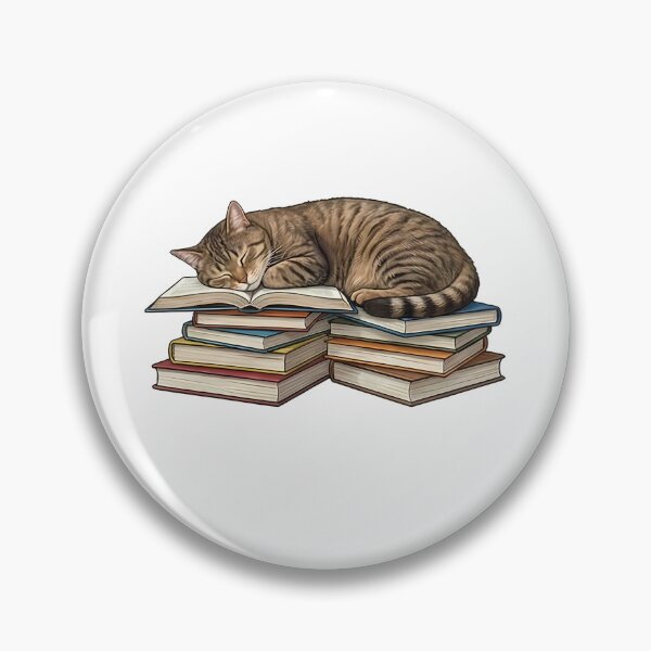 Item preview, Cat Napping on Books designed and sold by k3rstman1.