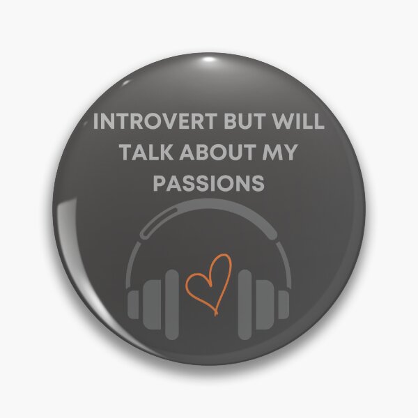 Artikelvorschau, Introvert But Will Talk About My Passions Shirt - Funny Introvert Quote Tee. entworfen und verkauft von LunaPrintCo.