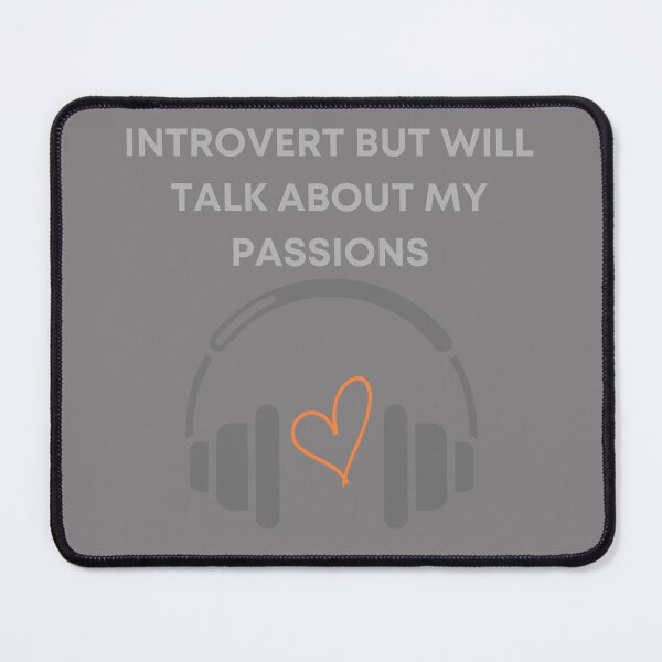 Item preview, Introvert But Will Talk About My Passions Shirt - Funny Introvert Quote Tee. designed and sold by LunaPrintCo.