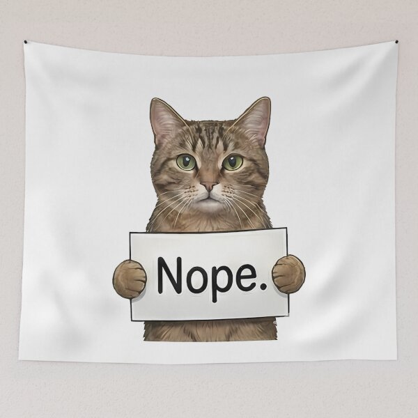 Item preview, Cat Nope designed and sold by k3rstman1.