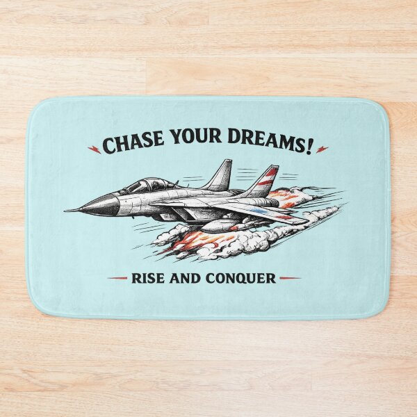 Item preview, Modern Jet Line Art – Black Ink Sketch with Red Accents | Aviation Motivational Design (AI) designed and sold by Cleora Visuals.