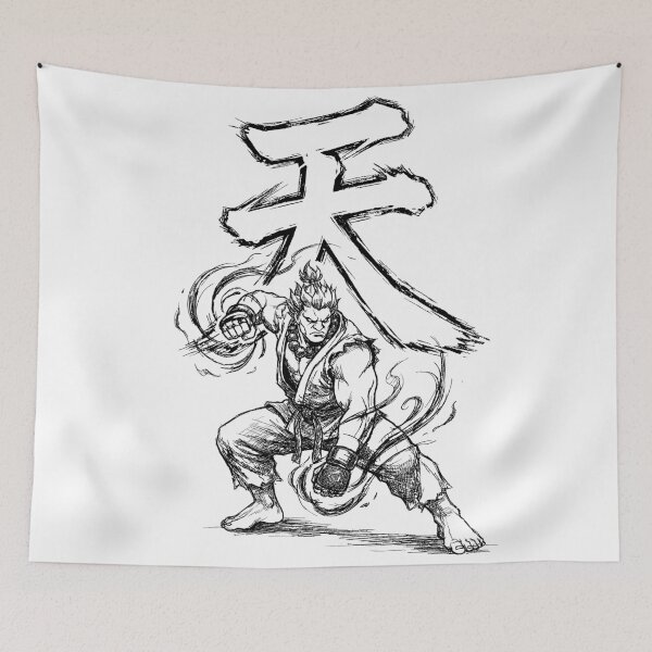 Item preview, Raging Demon Stance - Akuma Street Fighter Fanart designed and sold by bapupa.