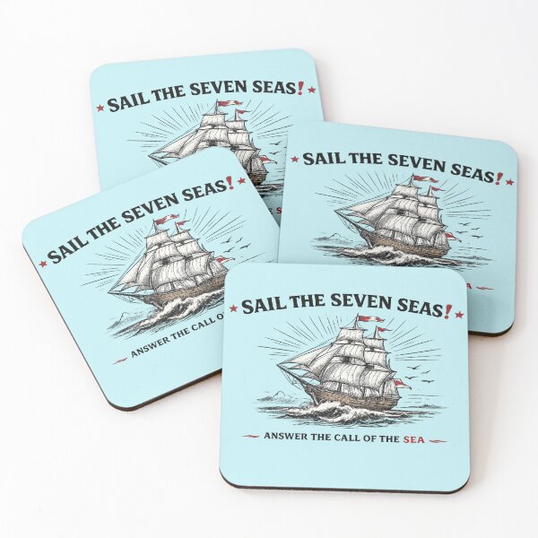 Item preview, Sail the Seven Seas – Vintage Line Art Sailing Ship (AI Generated) designed and sold by Cleora Visuals.
