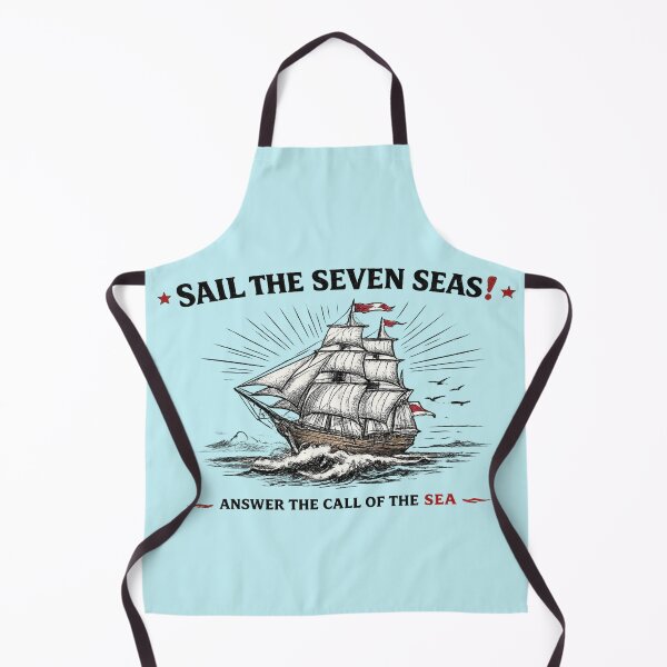 Item preview, Sail the Seven Seas – Vintage Line Art Sailing Ship (AI Generated) designed and sold by Cleora Visuals.