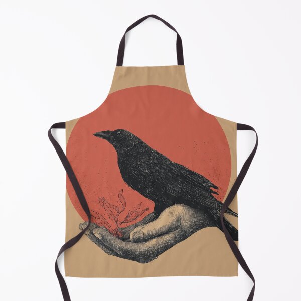 Item preview, Raven on a Hand with Red Circle designed and sold by lautir.