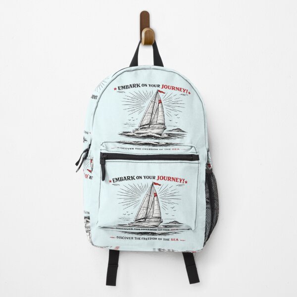Item preview, Modern Sailboat Line Art Poster – AI Generated Yacht Illustration with Red Accents designed and sold by Cleora Visuals.